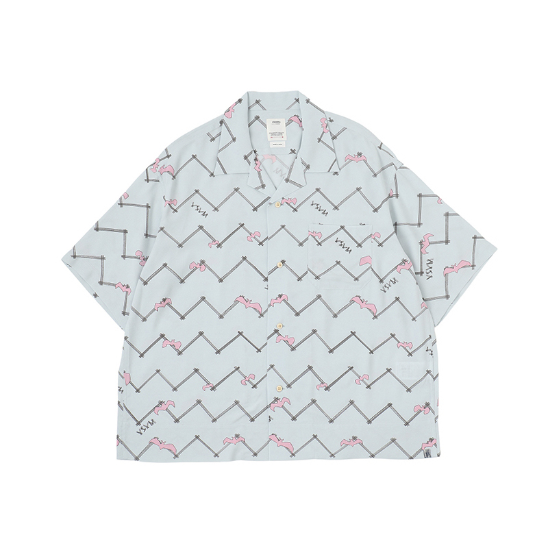 VISVIM / COPA SHIRT S/S BATS (Lt.Blue)